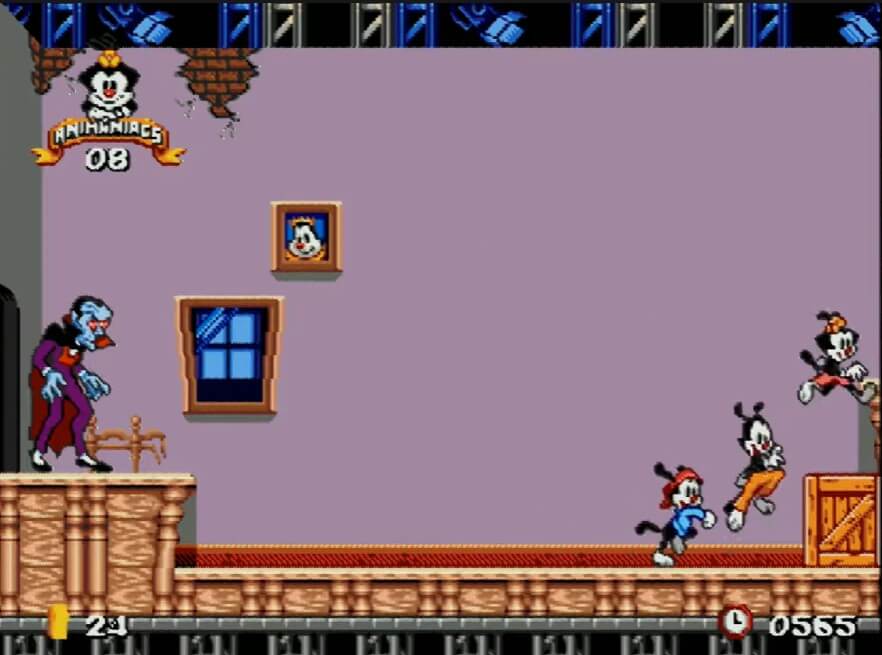 Animaniacs - геймплей игры Sega Mega Drive\Genesis